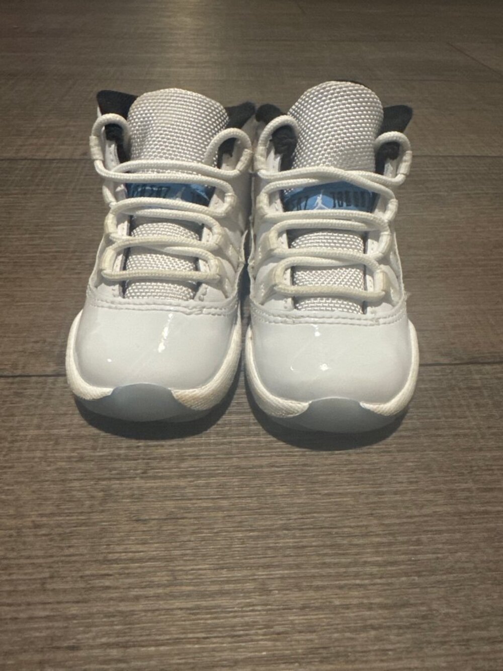 Air Jordan 11 Retro Toddler 5C White Blue